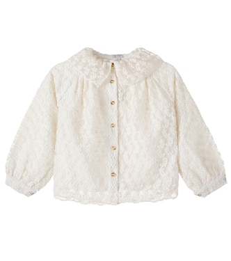 Mailien floral cotton-blend shirt | Donsje