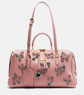 Vittoria Large embellished leather tote bag | Dolce&Gabbana