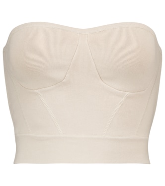 Nour stretch-cotton bustier | Rta