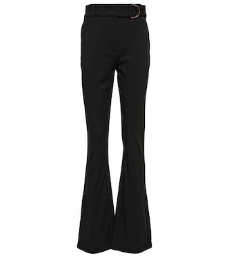 Belted wool-blend pants | Acne Studios