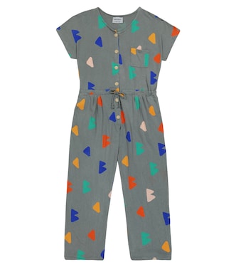 Printed cotton jersey jumpsuit | Bobo Choses