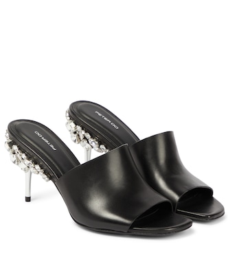 Sandali in pelle con cristalli | Peter Do