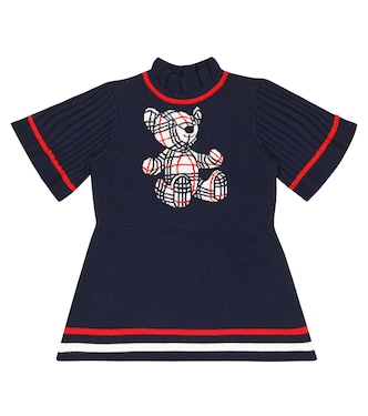 Bébé – Robe intarsia en laine mélangée | Burberry Kids