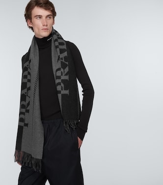 Logo wool scarf | Prada