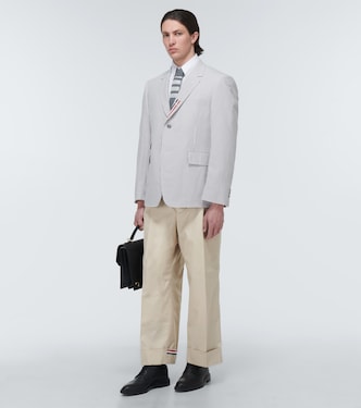 Pantalones anchos con pliegues | Thom Browne