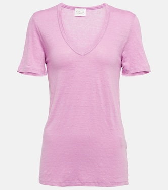 Kranger linen jersey T-shirt | Marant Etoile