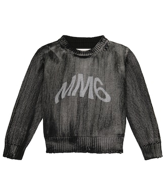 Jersey de algodón con logo | MM6 Maison Margiela Kids
