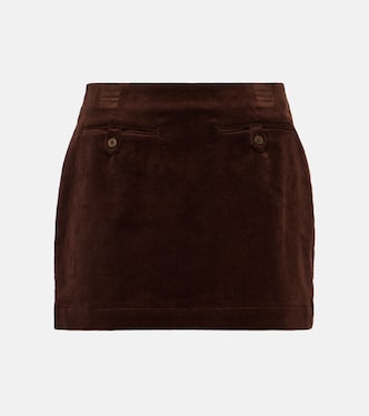 Minifalda Annette de pana | Staud