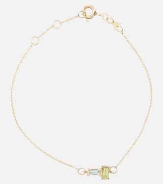 Tu Y Yo 9kt gold bracelet with gemstones | Aliita