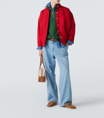 High-Rise Wide-Leg Jeans | Miu Miu