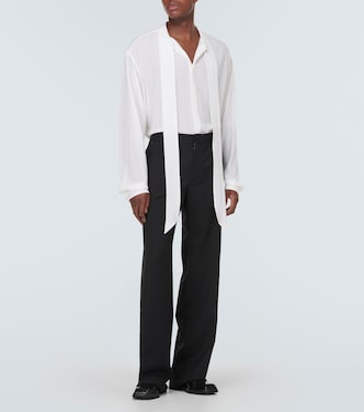 Pantaloni regular in misto lana | Dolce&Gabbana