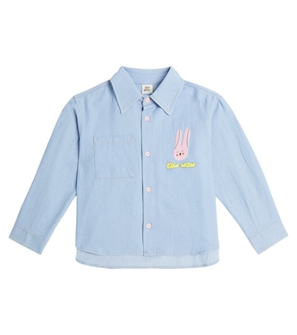Camisa Rabbit de denim estampada | Jellymallow