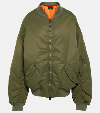 Oversize-Bomberjacke Off Shoulder | Balenciaga