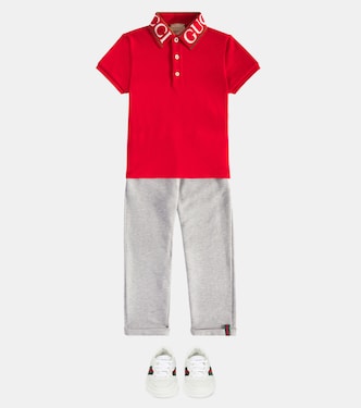 Polohemd aus Piqué | Gucci Kids