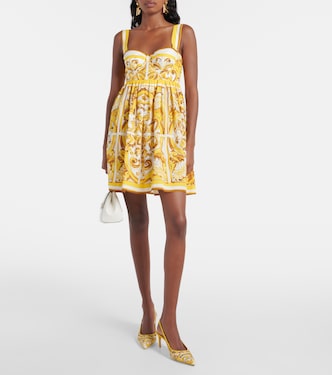 Miniabito Majolica in cotone | Dolce&Gabbana