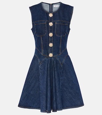 Minikleid aus Denim | Self-Portrait