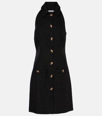 Vestido camisero Roxanne de mezcla de lino | Veronica Beard
