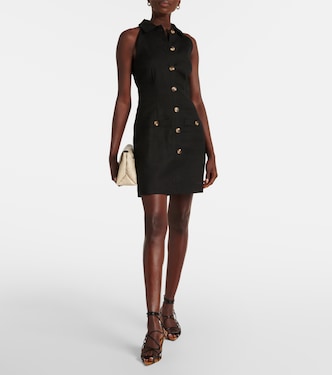 Roxanne linen-blend shirt dress | Veronica Beard
