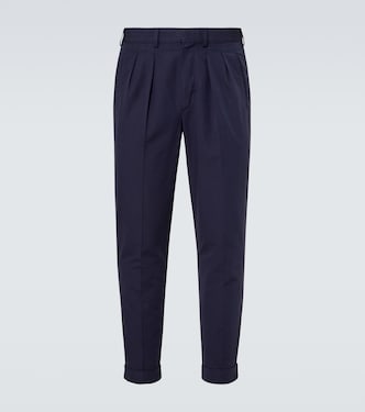 Cotton and silk straight pants | Tom Ford