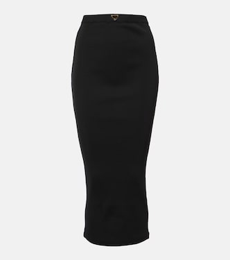 Falda midi de punto | Prada