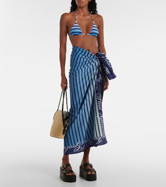 Pareo in cotone a righe | Jean Paul Gaultier