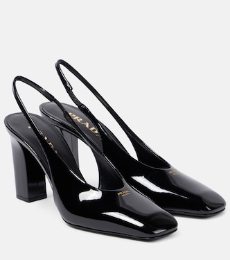 Pumps slingback 85 in vernice | Prada
