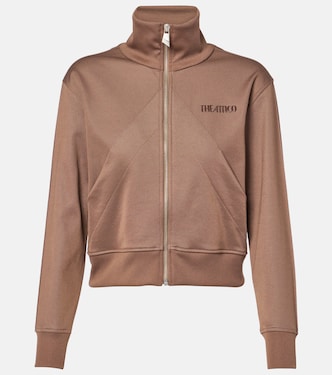Felpa in misto cotone con zip | The Attico