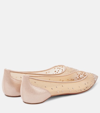 Ballerinas Follies Strass aus Mesh | Christian Louboutin