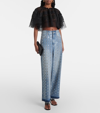Top cropped in mesh   | Xu Zhi