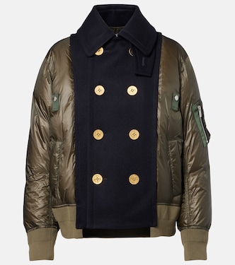 Double-breasted down jacket | Sacai