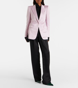 Cotton and silk satin blazer | Tom Ford