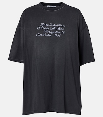 T-shirt in jersey di cotone con logo | Acne Studios