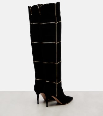 Cuissard 85 suede knee-high boots | Gianvito Rossi