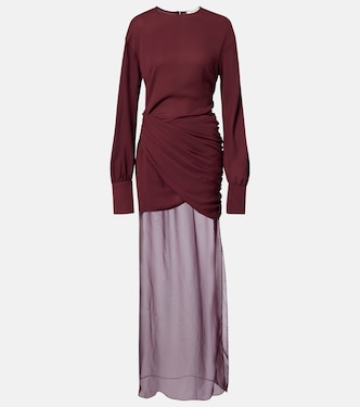 Davina draped maxi dress | Nensi Dojaka