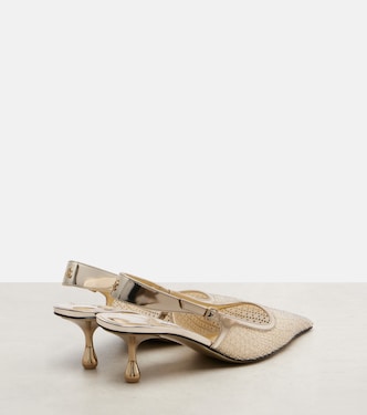 Salones destalonados Amel 50 de malla adornados | Jimmy Choo