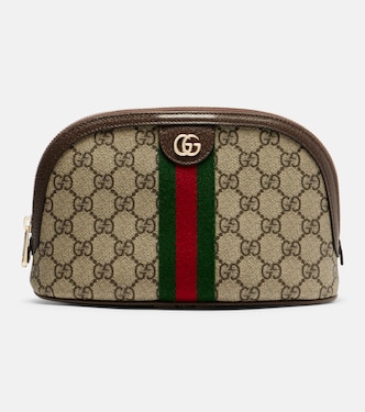 Beauty case Ophidia Small con pelle | Gucci