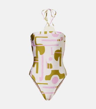 Balearic halterneck swimsuit | Adriana Degreas