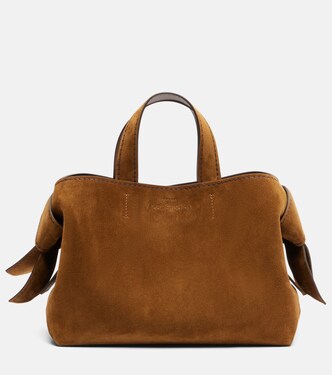 Musubi Large suede tote bag | Acne Studios