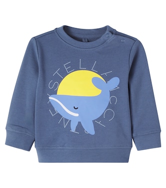 Baby printed cotton fleece sweatshirt | Stella McCartney Kids