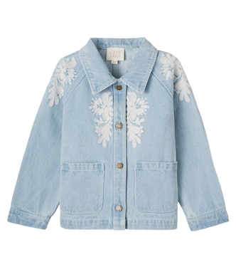 Rafaela embroidered denim jacket | Louise Misha