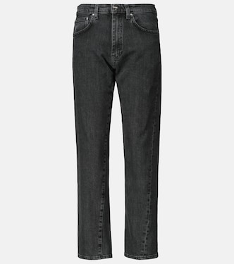 Mid-rise twisted-seam straight jeans | Toteme