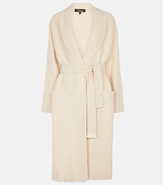 Visconti belted cashmere knit coat | Loro Piana