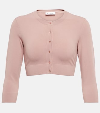 Cropped-Cardigan aus Strick | Alaïa