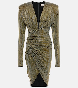 Crystal-embellished jersey minidress | Alexandre Vauthier