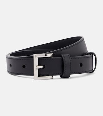Cintura in pelle con logo | Prada