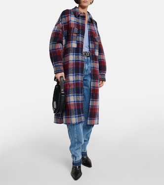 Fontizi checked coat | Marant Etoile