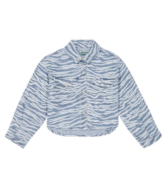 Chemise imprimée en jean | Kenzo Kids