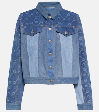 Chaqueta Moonogram en denim patchwork | Marine Serre