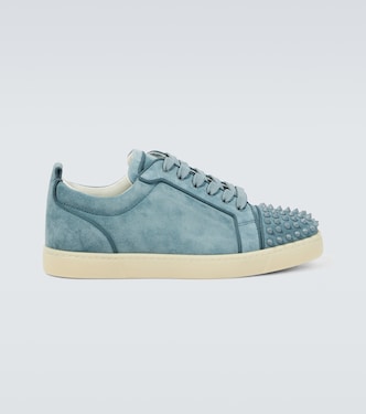 Sneakers Louis Junior Spikes aus Veloursleder | Christian Louboutin