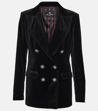 Double-breasted velvet blazer | Etro
